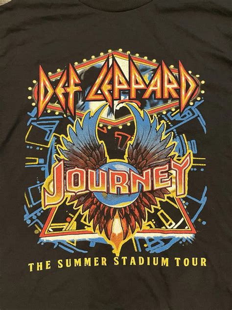 Def Leppard And Journey The Summer Stadium Tour 2024 Signature T Shirt