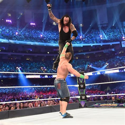 Wrestlemania 34 John Cena Vs The Undertaker Wwe Photo 41293915