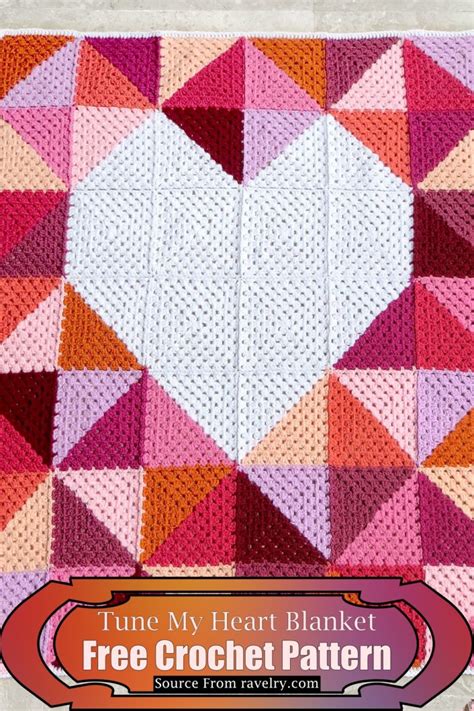 Crochet Heart Blanket Patterns