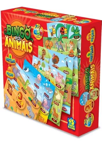 Bingo Dos Animais Jogo Educativo Infantil Parcelamento Sem Juros