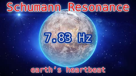 Schumann Resonance 7 83 Hertz 2024 Healing Frequencies Youtube