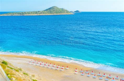 The sandy beach stock image. Image of resort, riviera - 95156461