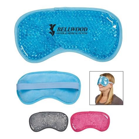Custom Printed Plush Hot Cold Gel Bead Eye Mask