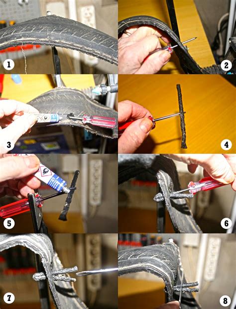 Comment R Parer Une Crevaison Sur Un Pneu Tubeless Bleu