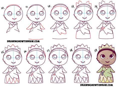 How To Draw Chibi Disney Princesses Step By Step Palmlasopa