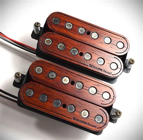 Wiggins Brand Humbucker Set Padauk Wood Vintage Wound Hand Reverb