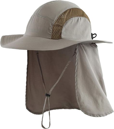 Magracy Outdoor Mens Upf 50 Sun Protection Safari Hat Summer Wide