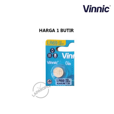 Harga Butir Baterai Vinnic Lr L F Batu Battery Ag Alkaline