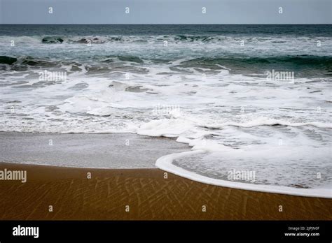 Waves On Beach At Waipatiki Beach Near Napier Hawkes Bay North