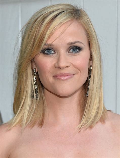 Reese Witherspoon Medium Length Hairstyles: 2014 Straight Bob - Pretty ...