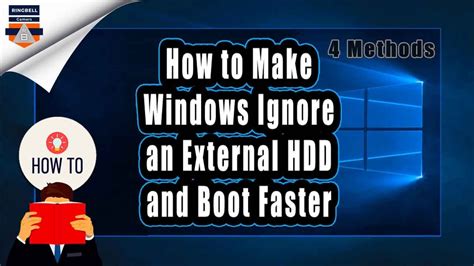 How To Make Windows Ignore An External Hdd And Boot Faster Boot