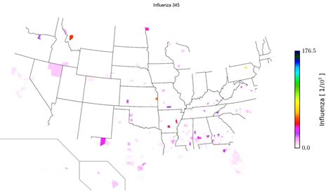 Flu Map [IMAGE] | EurekAlert! Science News Releases