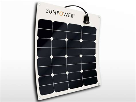 Panneau Solaire Flexible Sunpower Back Contact 50w Spr E Flex 50 Solaris Store