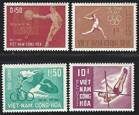 Viet Nam South 272 275 MNH Full Set Of 4 Cv 5 45 Asia Vietnam