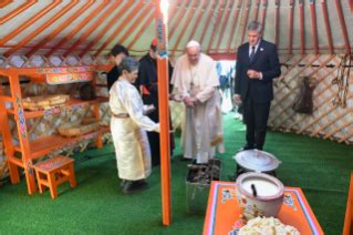 Apostolic Journey To Mongolia Meeting With Bishops Priests