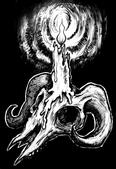 Daryl Hobson Artwork Black Metal Band Art 3