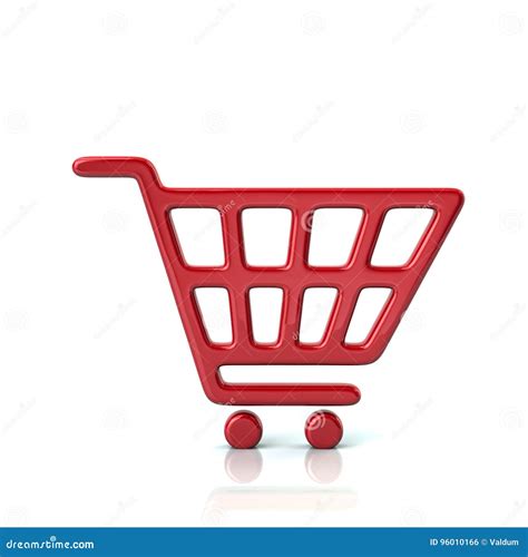 Red Shopping Cart Icon Stock Illustration Illustration Of Element