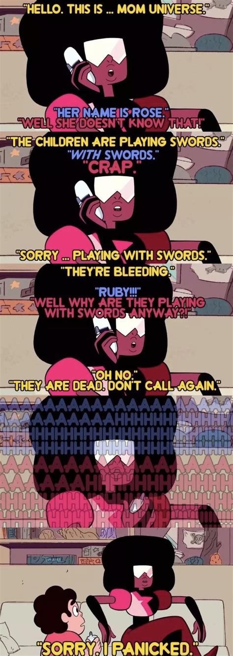 Garnets Inner Conversation Steven Universe Steven Universe Memes Steven Universe Funny