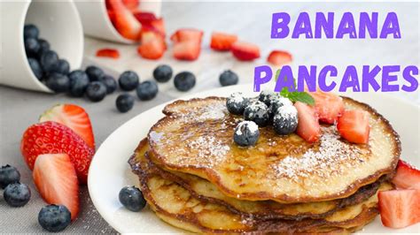 Clatite Cu Ovaz Si Banane Banana Oats Pancakes YouTube