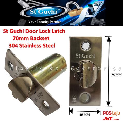 St Guchi Cylindrical Spring Door Latch Sus304 Stainless Steel Shopee