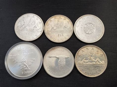 Group Of 6 Canada Silver Coins Auction