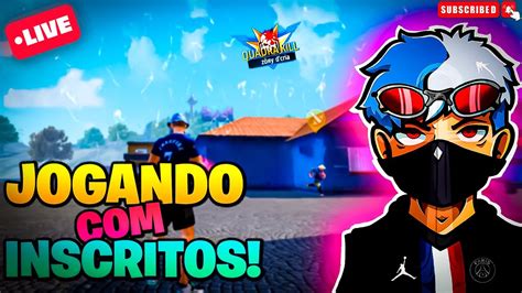 💜 Free Fire Ao Vivo 💜jogando Com Inscritos 💜 Cs And Rank 💜 Ntjzory 💜 10k Youtube