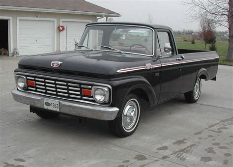 All American Classic Cars: 1963 Ford F100 Custom Cab Pickup Truck