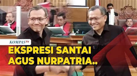 Ekspresi Agus Nurpatria Saat Terima Vonis Tahun Penjara Youtube