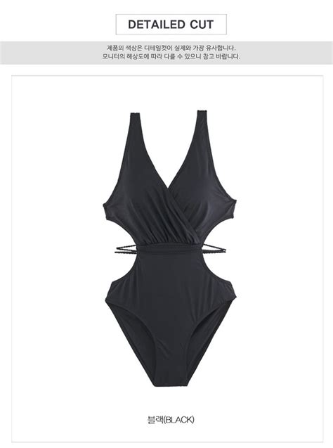 READY STOCK Deep V Hot Summer One Piece Korean Style Swimsuit Swimwear