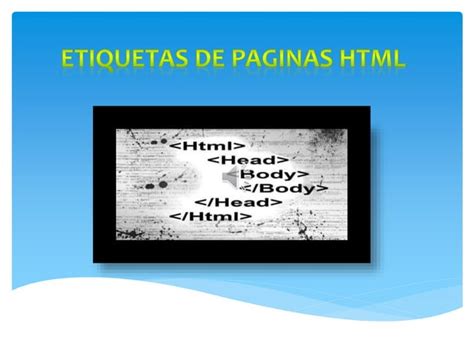 Etiquetas Html Ppt