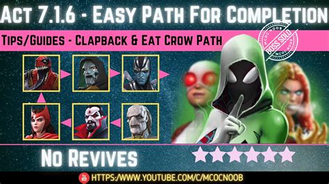 Mcoc Act Easy Path For Completion Tips Guides No Revives