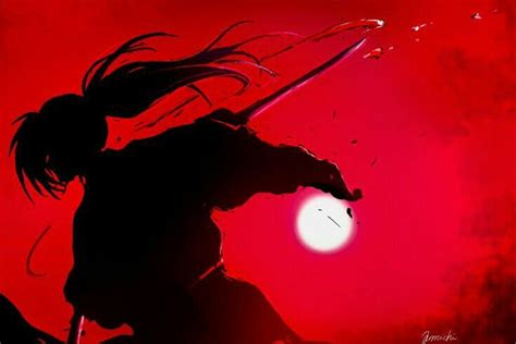 Silhouette challenge | Red aesthetic grunge, Aesthetic anime, Anime ...