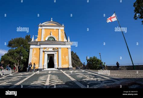 PORTOFINO ITALY APRIL 8 2017 San Giorgio St George Church