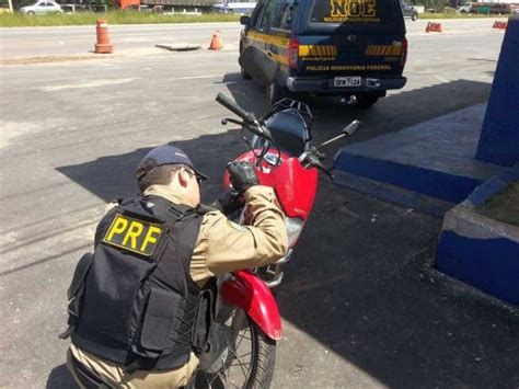 G Motocicleta Roubada Recuperada Pela Prf Em Benevides Pa