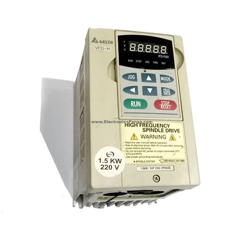 Delta 1 5kw 1500w VFD015H23A 220V 2000Hz Inverter NR12 Star