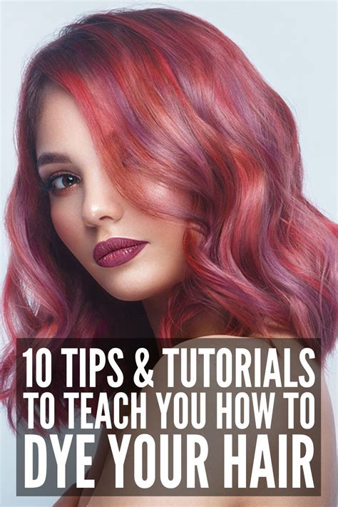 How To Dye Your Own Hair 10 Tips And Tutorials That Help Hair Dye Techniques Box Hair Dye