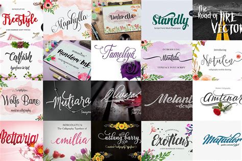 Free Modern Calligraphy Fonts Bundle Likospatrol