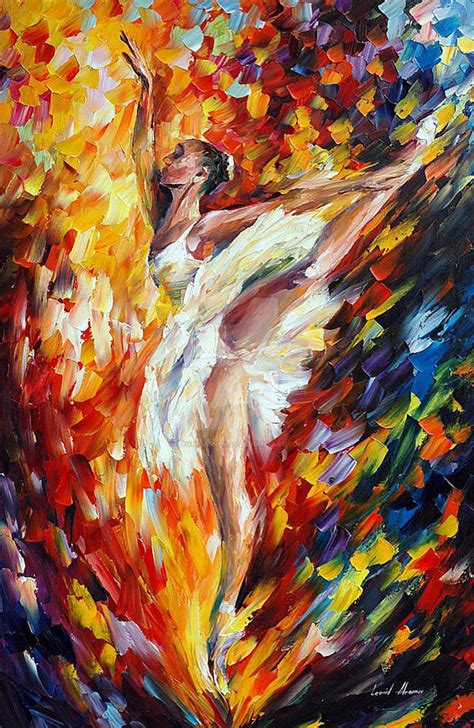 Ballet Dancer by Leonid Afremov by Leonidafremov on DeviantArt
