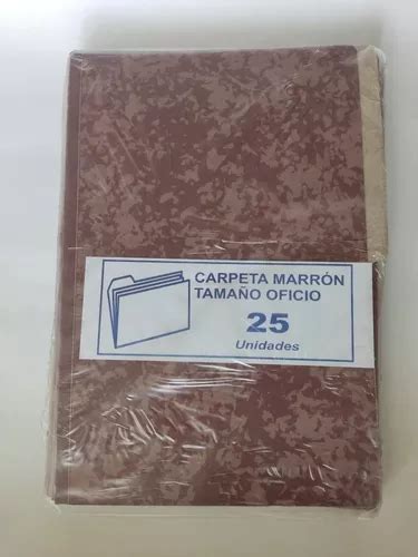 Carpeta De Fibra Marr N Carta Y Oficio Mercadolibre