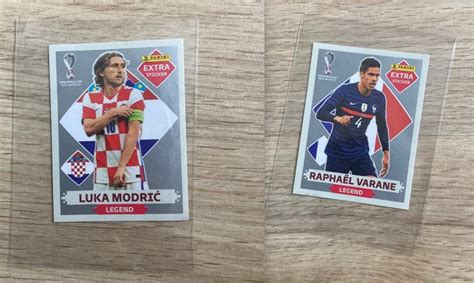 Panini Wc Qatar Modric Varane Extra Stickers Catawiki