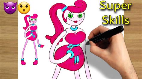 How To Draw Mommy Long Legs Super Skills Youtube