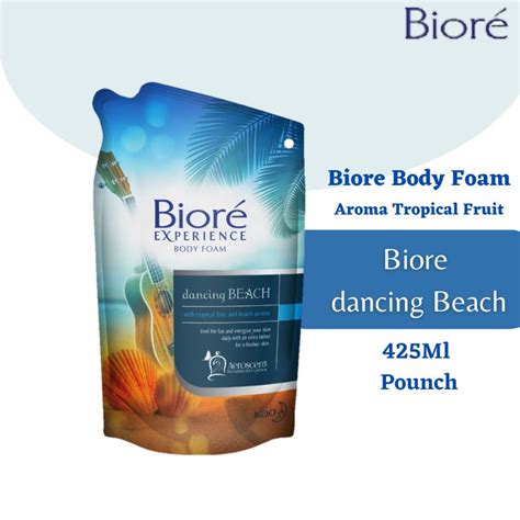 Jual Biore Body Foam Dancing Beach Pounch Ml Shopee Indonesia