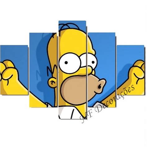 Adesivo Homer Simpsons Desenho Animado Fox 06mm Shopee Brasil