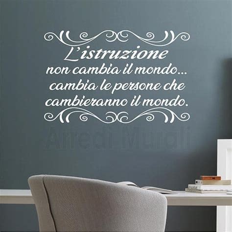 Decorazioni Murali Con Scritte Adesive Eleganti Adesivi Murali