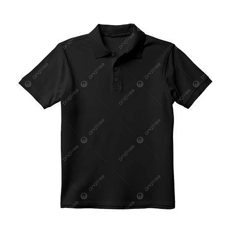 Black Polo T Shirt Mockup Polo T Shirt Png Transparent Image And