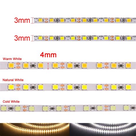 Tira De Luces LED Flexible Cinta De 5m 2835 SMD 120LED M DC12V 4MM