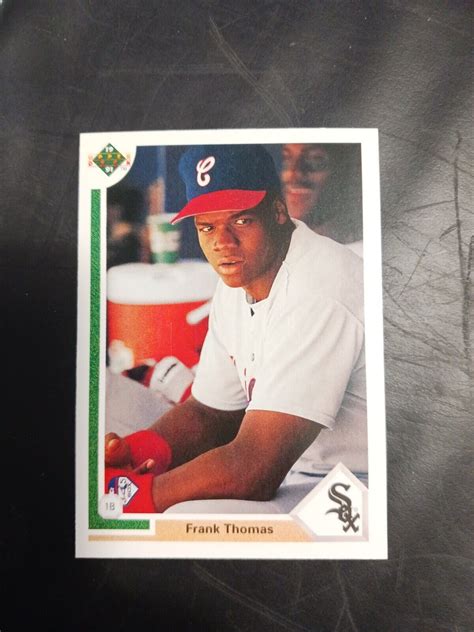 Upper Deck Frank Thomas White Sox Middle Finger Card Ebay