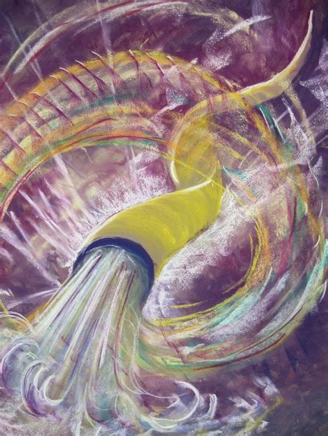 Shofar Prophetic Art Prophetic Painting Biblical Art