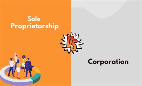 Sole Proprietorship Vs Corporation What S The Difference With Table