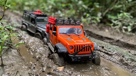 Rc Jeep Rubicon Dan D90 Berpetualang Di Jalur Hutan Belantara Yang